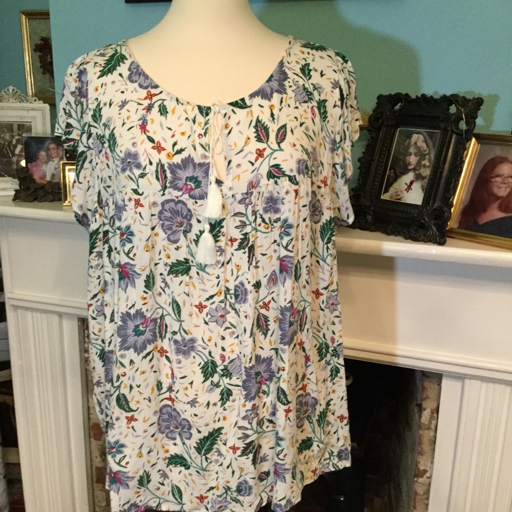 NWT Old Navy BOHO SS Top SZ XXL (G-34)